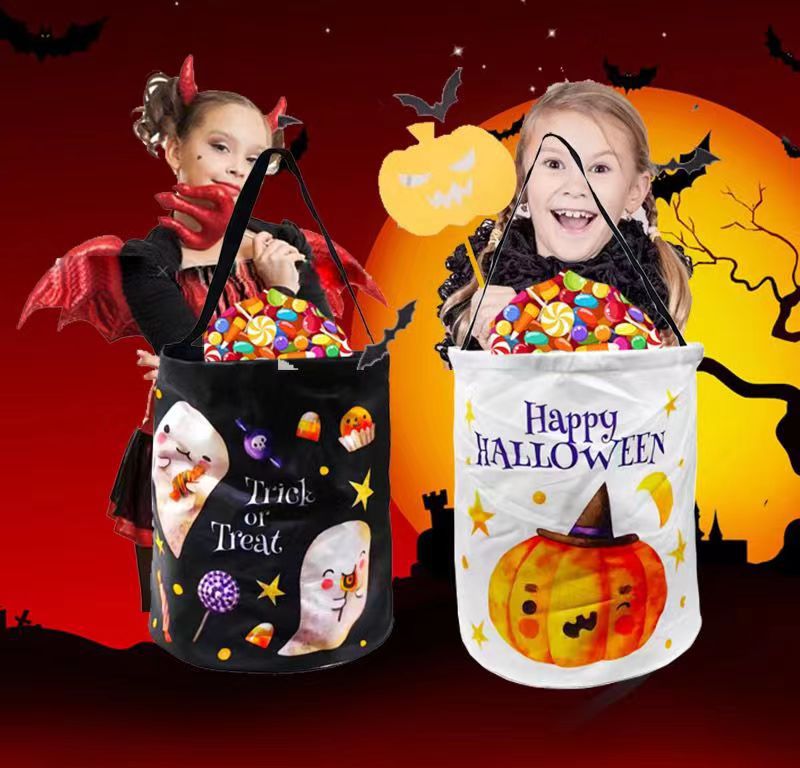 LED Glowing Pumpkin Bags for Halloween and Christmas
