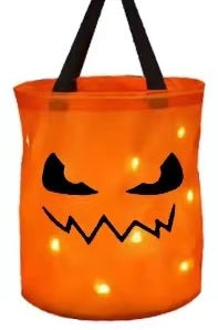 LED Glowing Pumpkin Bags for Halloween and Christmas