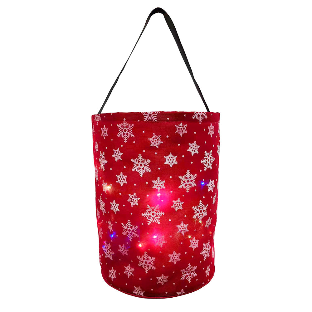 LED Glowing Pumpkin Bags for Halloween and Christmas