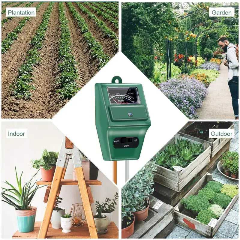 Soil pH Meter and Moisture Tester for Garden Care