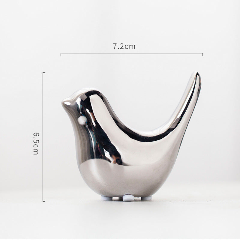 Nordic Minimalist Ceramic Bird Abstract Decor
