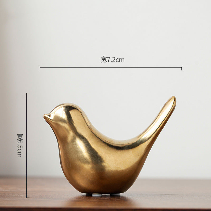 Nordic Minimalist Ceramic Bird Abstract Decor