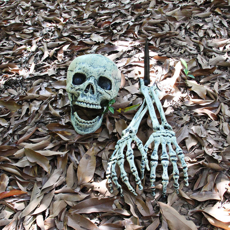 Halloween Skeleton Head and Hands