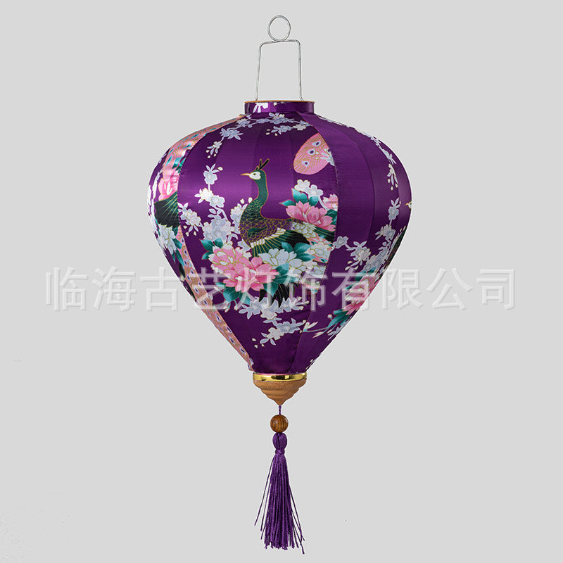Traditional Chinese Peacock Lantern for Festivals
