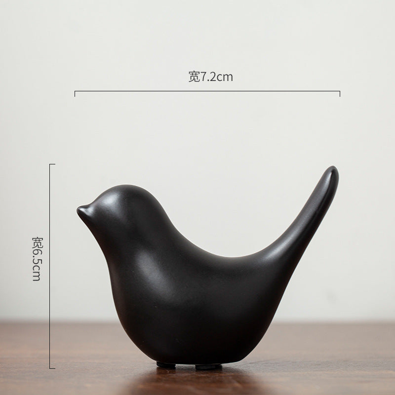 Nordic Minimalist Ceramic Bird Abstract Decor