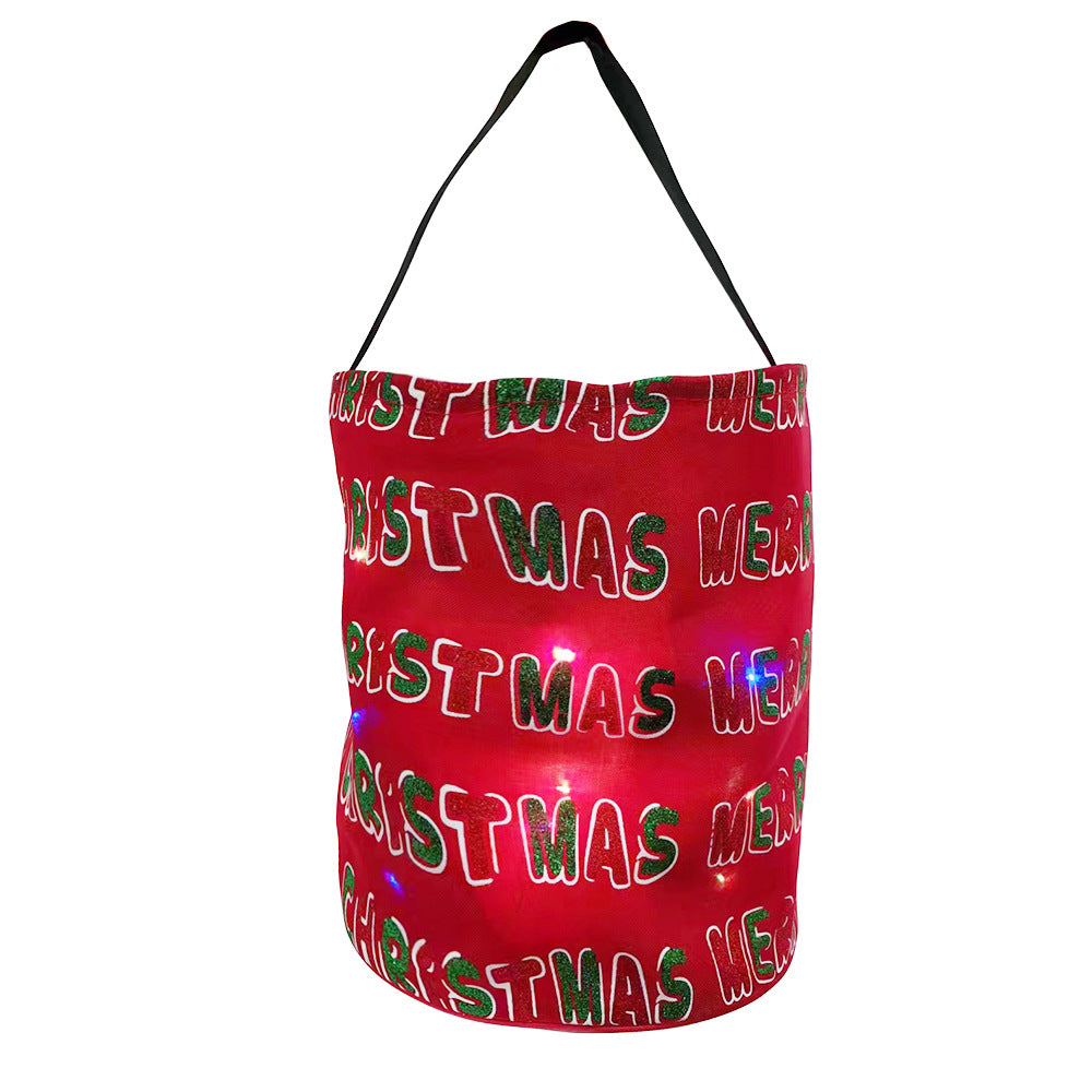 LED Glowing Pumpkin Bags for Halloween and Christmas