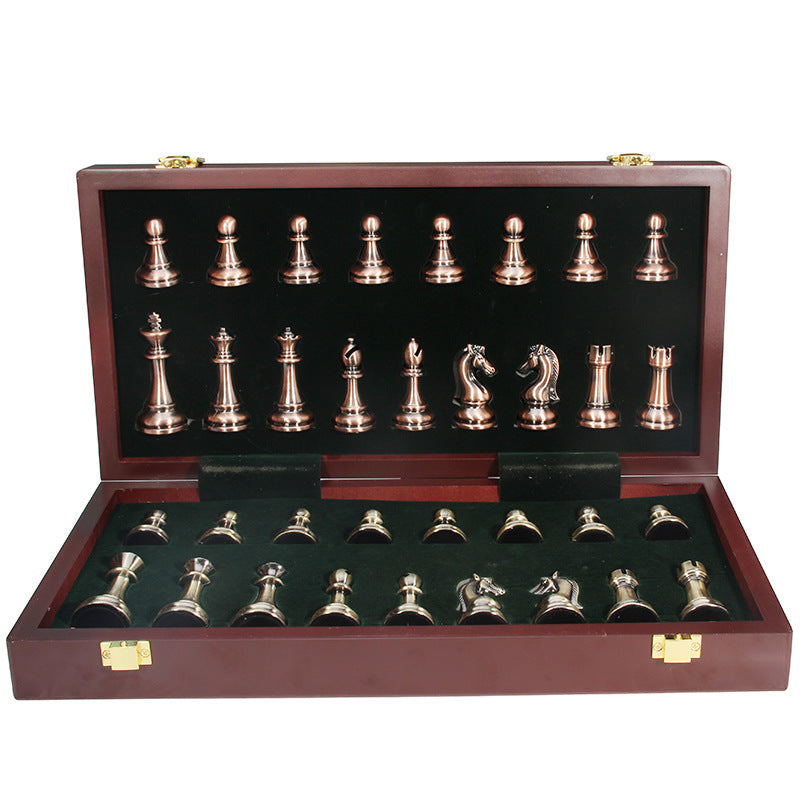 High-Quality Chess Set with Folding Board and Pieces