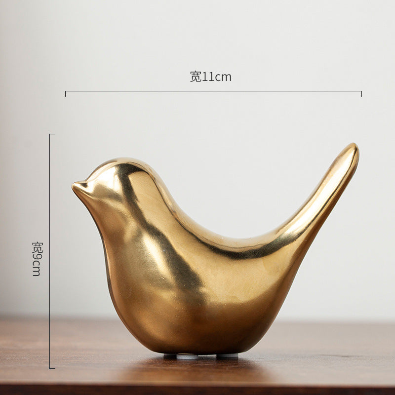 Nordic Minimalist Ceramic Bird Abstract Decor