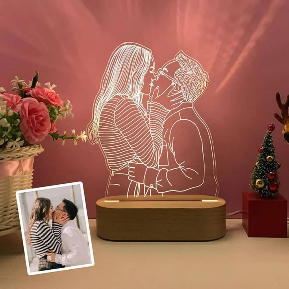 Personalized Custom Photo 3D Lamp