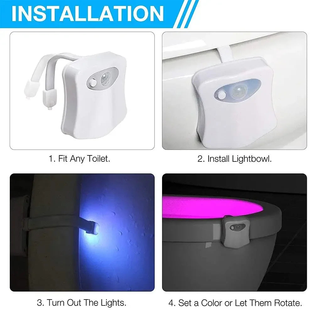 Wireless Motion Sensor Led Night Lights, Bathroom Ambient Lights