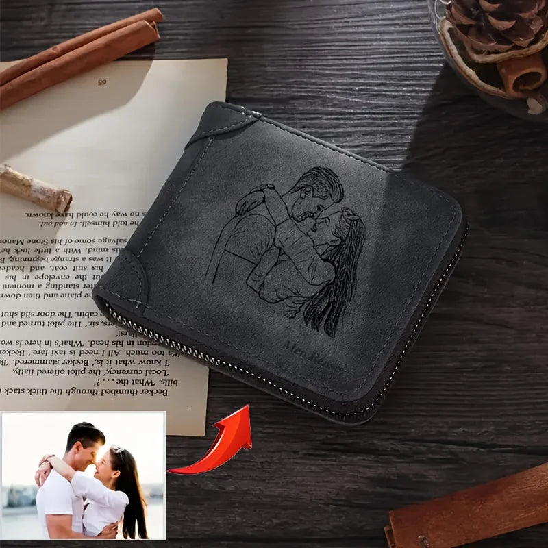 Customized Photo Wallet High Quality PU Leather