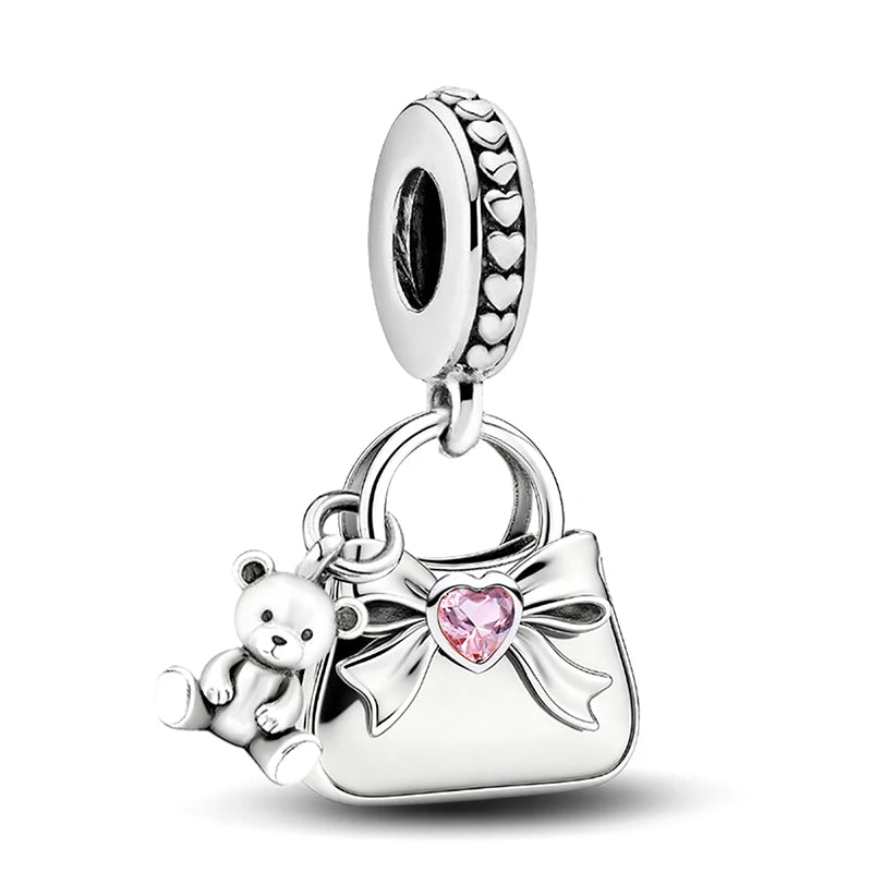 925 Sterling Silver Bag Series Charms