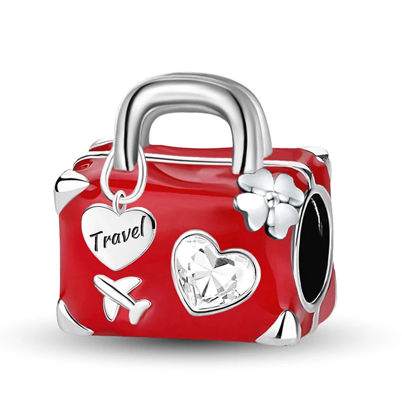 925 Sterling Silver Bag Series Charms