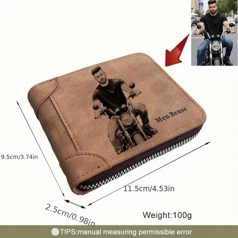 Customized Photo Wallet High Quality PU Leather