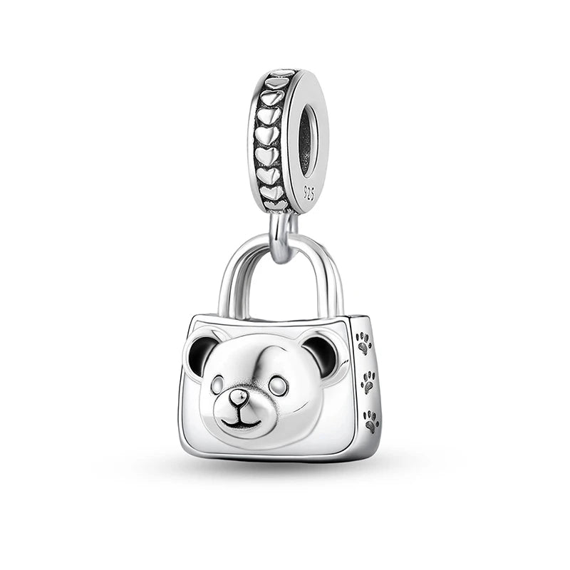 925 Sterling Silver Bag Series Charms