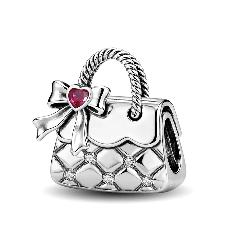 925 Sterling Silver Bag Series Charms