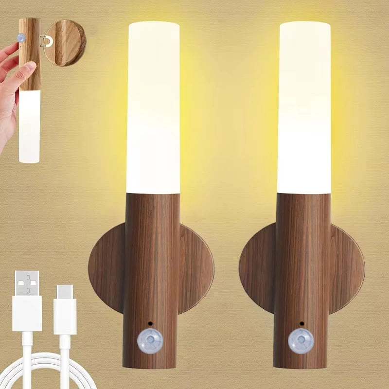 Rechargeable Magnetic Motion Sensor Wall Lights