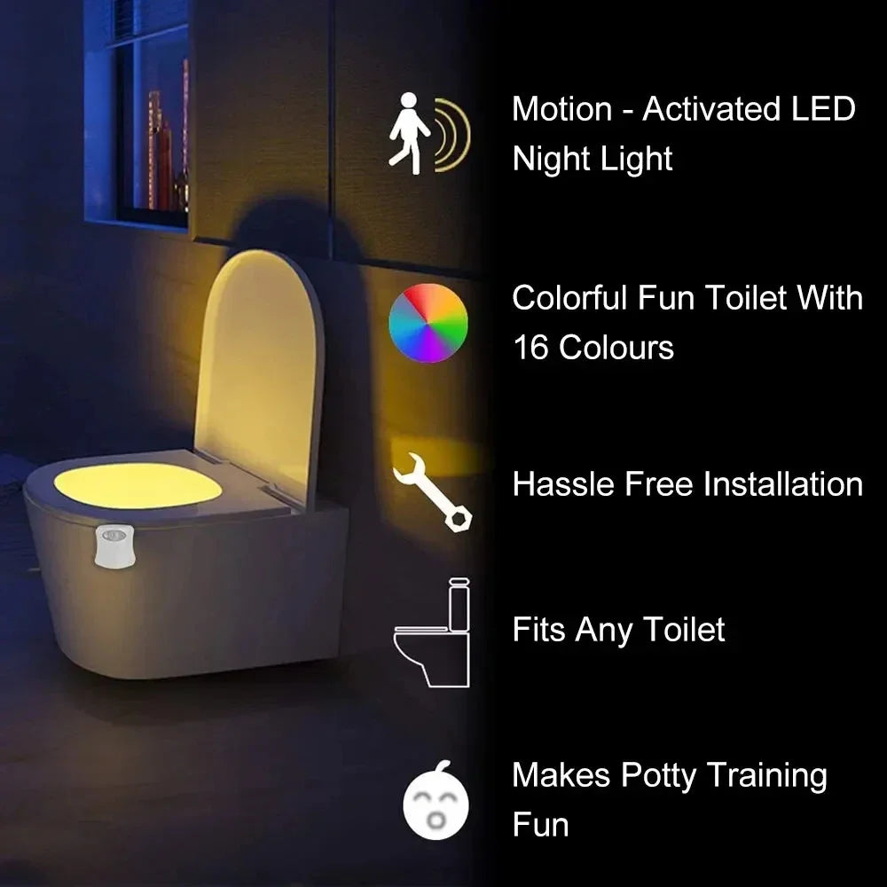 Wireless Motion Sensor Led Night Lights, Bathroom Ambient Lights