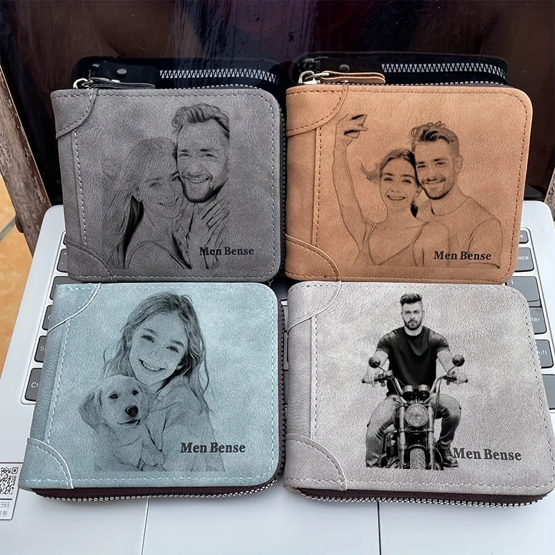 Customized Photo Wallet High Quality PU Leather