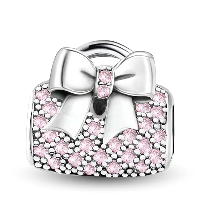 925 Sterling Silver Bag Series Charms