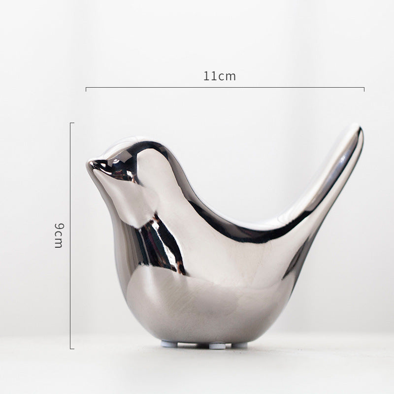 Nordic Minimalist Ceramic Bird Abstract Decor