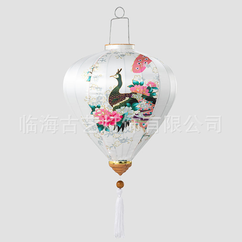Traditional Chinese Peacock Lantern for Festivals