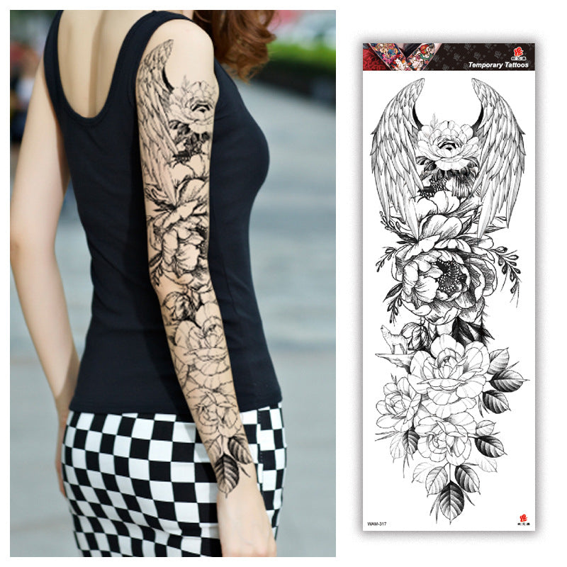 WAM Series Waterproof Full Arm Tattoo Stickers