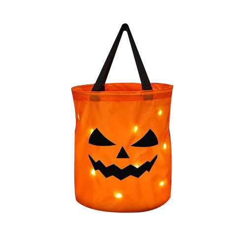 LED Glowing Pumpkin Bags for Halloween and Christmas