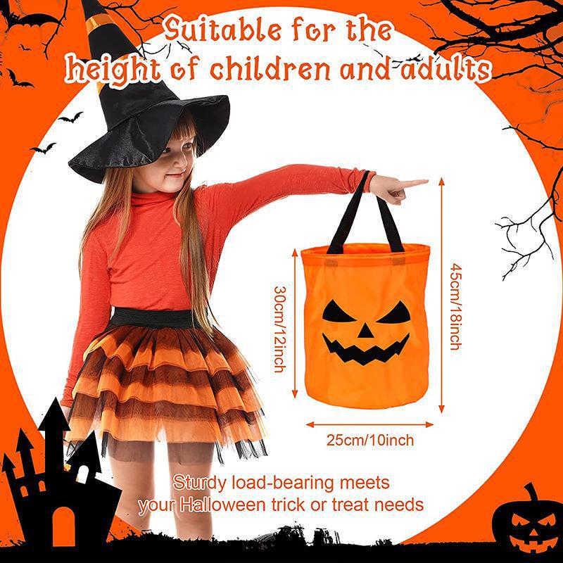 LED Glowing Pumpkin Bags for Halloween and Christmas
