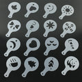 Plastic Garland Mold For Coffee Foam Patterns
